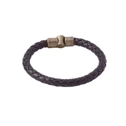 The Roadster Lifestyle Co Men Leather Wraparound Bracelet image 2