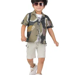 DOTSON Boys Printed T-shirt with Shorts-picture-44