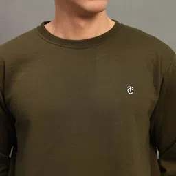 THE CASUALS Men Printed Full Sleeve Round Neck Sweatshirt image 3