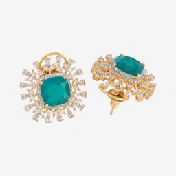 Kushal's Fashion Jewellery Geometric Studs Earrings image 3
