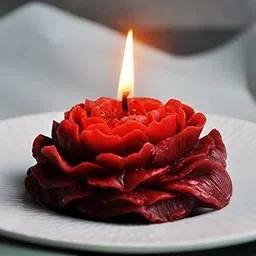 Garden Deco Red Scented Tea Light Candle image 3