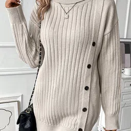 LULU & SKY Women Ribbed Pullover image 3