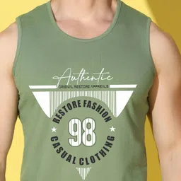 WOOSTRO Men Typography 2 Printed Cut Outs Slim Fit T-shirt image 4