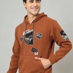Duke Men Printed Hooded Sweatshirt image 3
