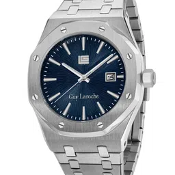 Guy Laroche Men Patterned Dial & Bracelet Style Straps Analogue Watch GLWGG0003301-picture-20