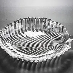 somil Stylish Glass Round Plate for Serving Dinner, Lunch, and Snacks - J14 Dinner Plate image 2