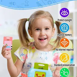 komalsg Preschool Electronic Montessori Educational Cards, Toys Educational for Kids,-picture-18