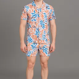 girafashion Men Night Suit Set Multicolor Printed image 4