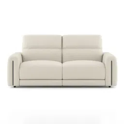 urban ladder Linaro Leather 3 Seater Double Motor Recliner In Grey Colour image 3