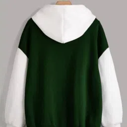 modernsshop Men Full Sleeve Color Block Hooded Sweatshirt image 2