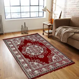 Maroon Cotton Carpet-image-0