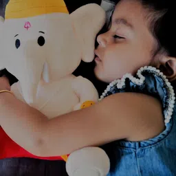 modi toys Baby Ganesh (Medium 11 Inch) Mantra Singing Plush Toy - 11 inch image 3