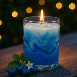 flipkart smartbuy Blueberry Ice Milk Aroma Candle for Home Décor | Soy & Gel Wax Fragrance Candle image 4