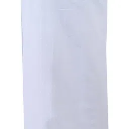 Prakasam Cotton premium quality mens White Jari cotton double dhoti (1.30 X 3.80 Mtrs)- 8 Mulam ( Yard) Solid Men Dhoti image 2