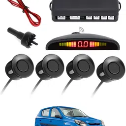 monolive Black Reverse Car Parking Sensor for Universal for All Cars-12 Set of 4 pcs Car Parking Sensors with LED Parking Assistant Kit-12 Parking Sensor-picture-30