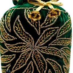 Women Green Potli-image-16