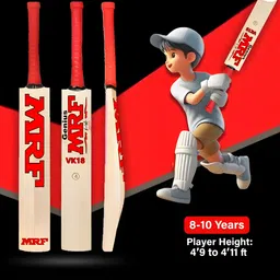 r v sports RV Sports | Red Edition | Tennis Ball Cricket Bat | Size 4| Poplar Willow Cricket Bat For 8 Yrs-picture-18