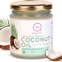 t&h organics Organics Extra Virgin Cold Pressed Coconut Oil Hair Oil-picture-10