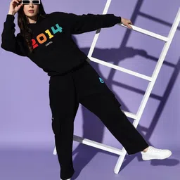 GRIFFEL Women Printed Hooded Sweatshirt image 3