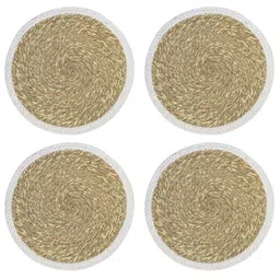 ROUGH ROAD STORE Off White Pack Of 4 Table Placemats-picture-28