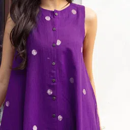 Anni Designer Women Geometric Printed Sleeveless A-Line Kurta with Palazzos image 4