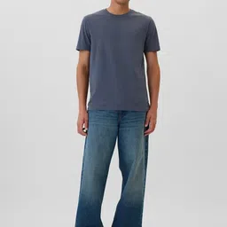 GAP Pure Cotton Slim-Fit Crew Neck Half Sleeve T-Shirt image 2