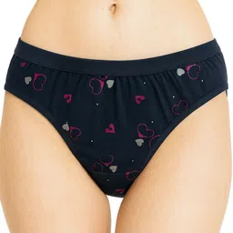 FiveFlag Pack Of 3 Printed 100% Combed Cotton Hipster Briefs image 2