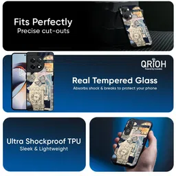 QRIOH Unisex OnePlus 13R 5G Impact Resistant Back Case image 4