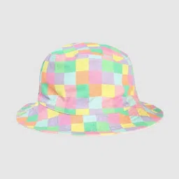 GAP Girls Multicoloured Checked Bucket Hat image 3