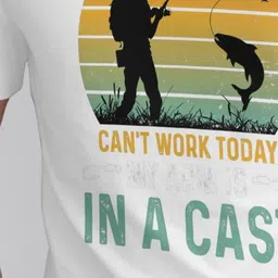 Seekbuylove Men Bio Finish Fishing Round Neck Pure Cotton T-shirt image 5