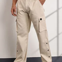 Thomas Scott Men Smart Easy Wash Cargos Trousers image 5