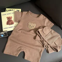 Ju Ju Jam Infants Ribbed Round NeckRompers-picture-20