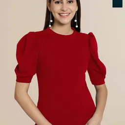Tromko Puff Sleeve Top-picture-36