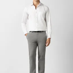 V Dot Men Slim Fit Formal Trousers image 3