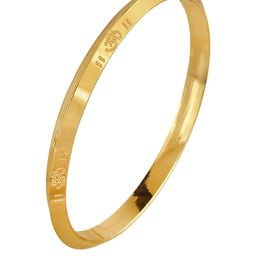 MEMOIR Unisex Brass Antique Gold-Plated Kada Bracelet-picture-21