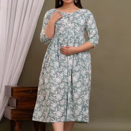 Style Heaven Floral Printed Maternity Kurti-picture-16