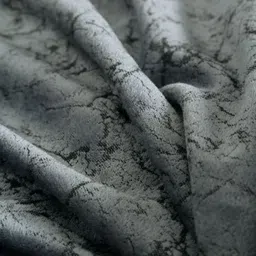 Myntra Elegant Homes Grey 2 Pieces Velvet Abstract Printed Long Door Curtain image 4