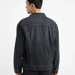 levi's Men's Solid Spread Collar Denim Jacket image 3