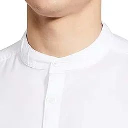 Edin Men Solid Cotton Kurtas image 2