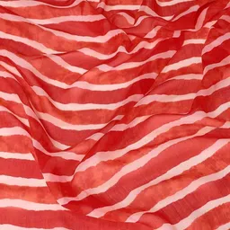 Zili Pure Georgette Leheriya Saree image 3