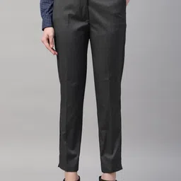Hancock Women Original Slim Fit High-Rise Easy Wash Trousers-picture-24