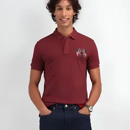 U.S. Polo Assn. Denim Co. Men Graphic Printed Polo Collar Cotton Slim Fit T-shirt-picture-31