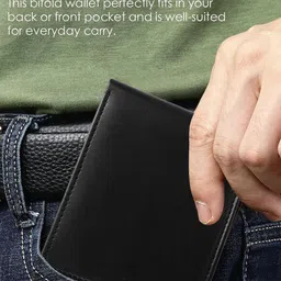 CIMONI Men Leather Two Fold Wallet image 4