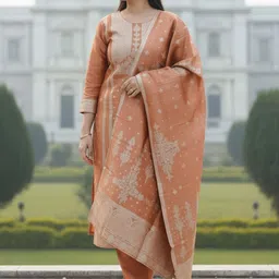 Indo Era Women Ethnic Motifs Kurta with Trousers & Dupatta image 3