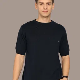 CLAPTON Round Neck Regular Fit Three-Quarter Sleeves T-shirt-picture-49