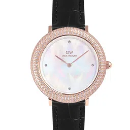 Daniel Wellington Women Mother of Pearl Dial & Leather Straps Analogue Watch DW00100827K-picture-19