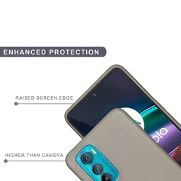 SPRIG Motorola Edge 30 Leather Silicone Back Case image 3