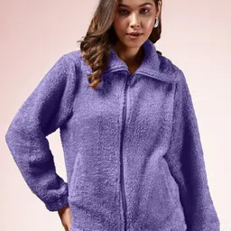 The Dry State Women Washed Checked Crop Tailored Jacket-image-80
