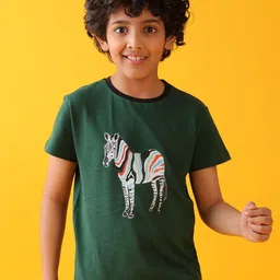 Anthrilo Boys Printed Pockets T-shirt-picture-29