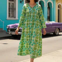 CORSICA Floral Print Fit & Flare Midi Dress image 4